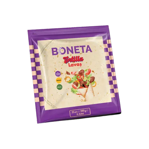Boneta Tortilla 25cm 6'lı