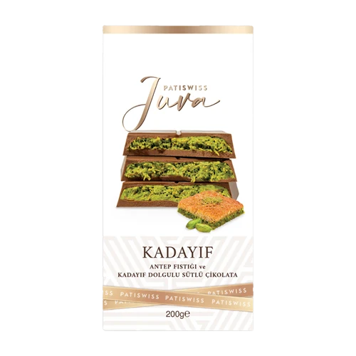 Patiswiss Juva Antep Fıstığı ve Kadayıflı Dubai Çikolatası