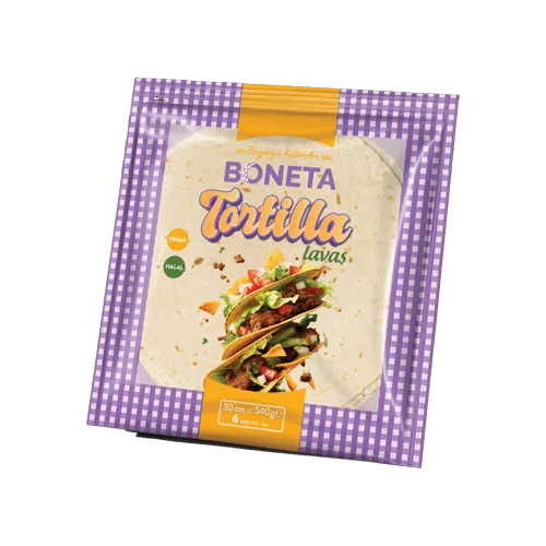 Boneta Tortilla 30cm 6'lı