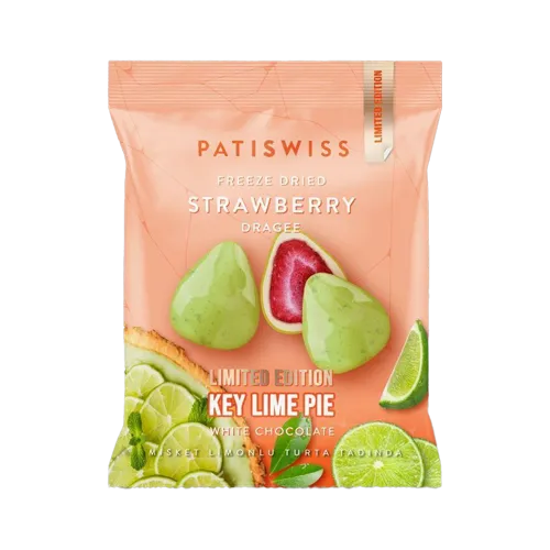 Patiswiss Beyaz Çikolatalı Misket Limonlu Çilek Draje