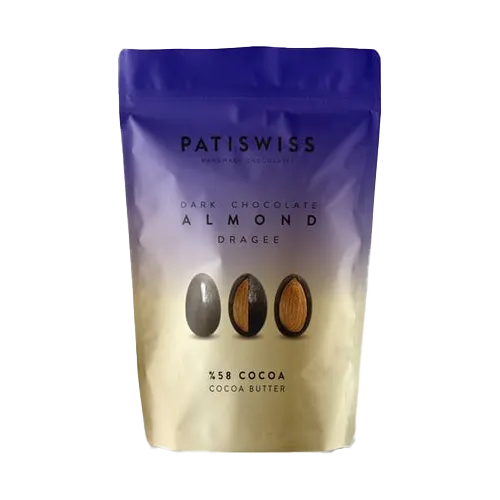 Patiswiss Bitter Çikolatalı Badem Draje