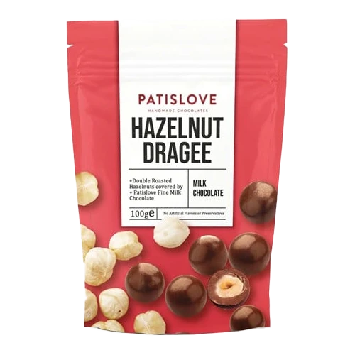 Patislove Sütlü Çikolatalı Fındık Draje