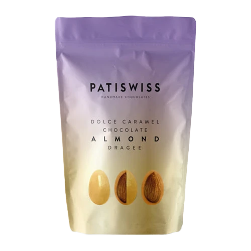 Patiswiss Dolce Karamel Çikolatalı Badem Draje