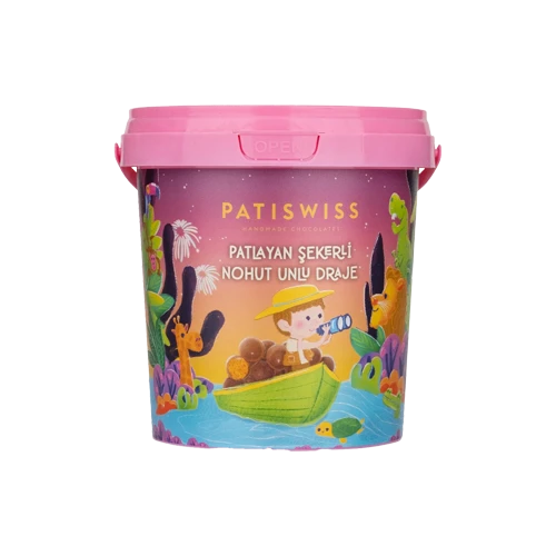 Patiswiss Patlayan Şekerli Nohut Unlu Draje Kova