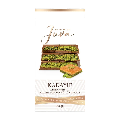 Patiswiss Juva Antep Fıstığı ve Kadayıflı Dubai Çikolatası